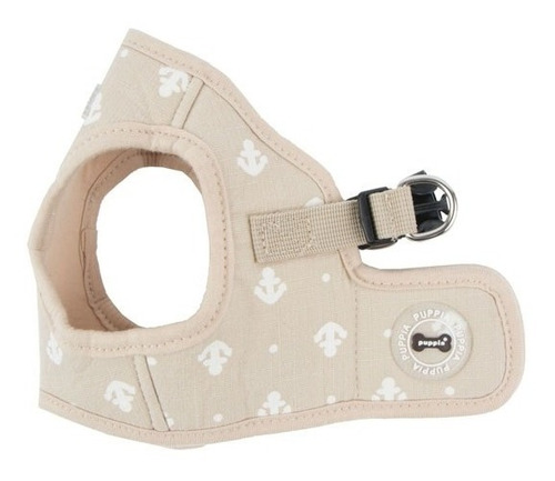 Puppia Arnes B Chaleco Forrado Modelo Ernest Beige Con Ancla