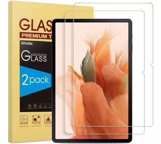 2 Vidrios Templados Para Samsung Galaxy Tab S7 Fe 5g 2021