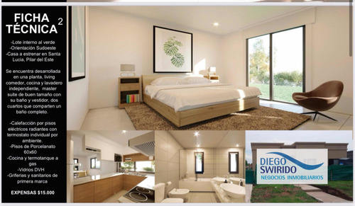 Imagen 3 de 10 de Casa A La Venta 4 Ambientes Santa Lucía, Pilar Del Este