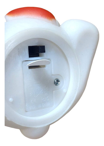 Luminária Coelho Com Cenoura Enfeite Decorativo Para Pascoa Estrutura Branco Bateria