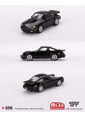 Mini Gt Porsche Ruf Ctr 1987 Black # 556 Mijo Exclusives Color Negro