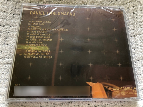 Cd Daniel Carlomagno Minha Cabeça 1 Edição 2004 Raro Lacrado