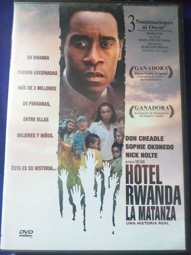 Hotel Rwanda Dvd La Matanza Una Historia Real Don Cheadle