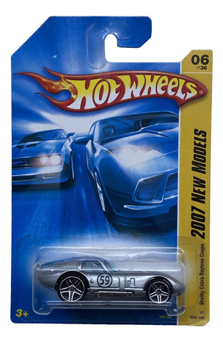 Hot Wheels 2007 New Models 6/180 Shelby Cobra Daytona Coupe 