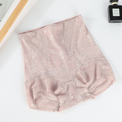 Bragas De Encaje De Cintura Alta Con Control De Barriga Para