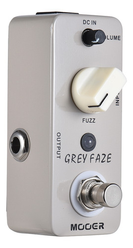 Mooer Grey Faze Fuzz - Pedal Para Guitarra, Color Gris