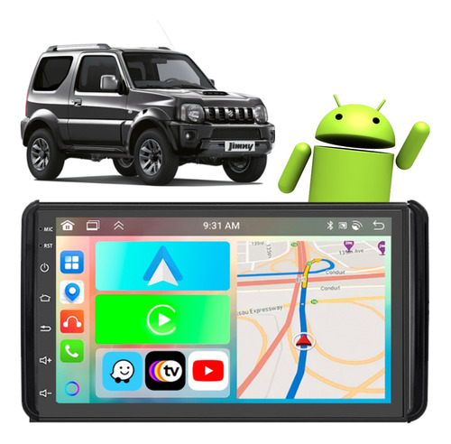 Kit Central Multimidia Carplay Jimny 2008 A 2018 Google Play