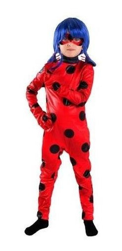 Disfraz Miraculous Ladybug Con Peluca Cotillón Activarte
