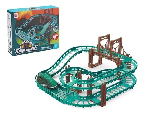 Pista Dinosaurio Para Niño Juguete Pista Con Auto Dinosaurio