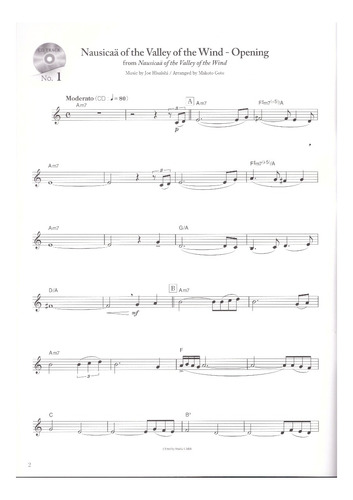 Studio Ghibli For Alto Saxophone With Beautifully Arranged P