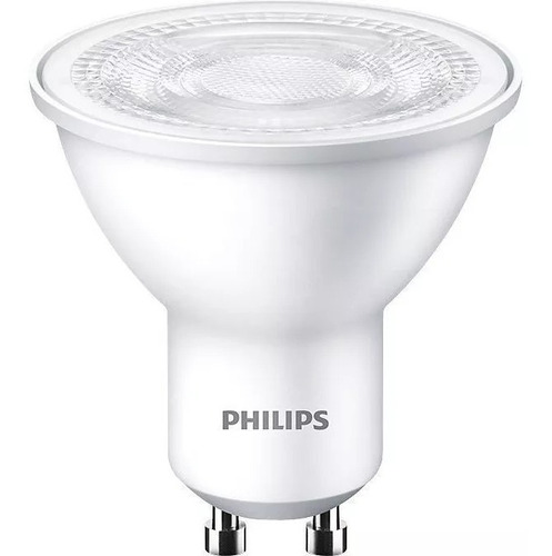 10u. Lampara Dicroica Led Philips 3.8w=50w Cálidas Gu10 220v