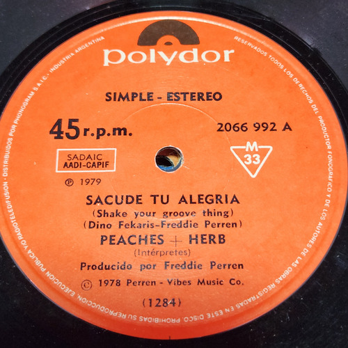 Simple Peaches Herb Polydor C6 (Usado)