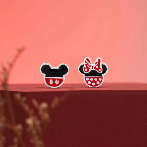 C Aros Importados Minnie O Mickey Mouse Acero Quirúrgico