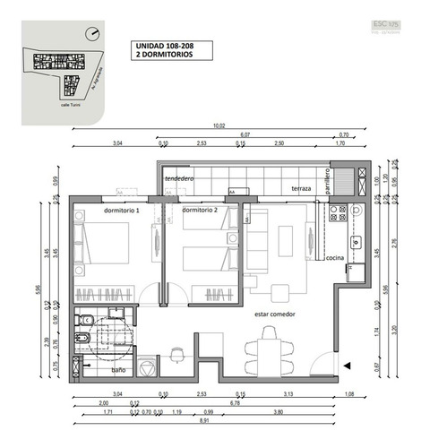 Imagen 17 de 17 de Venta Apartamento 2 Dorm Parrillero Y Garage