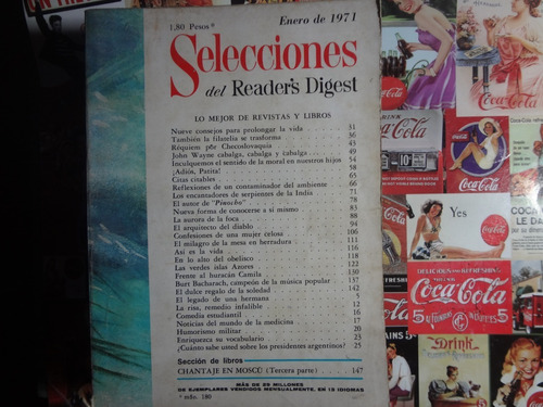 Selecciones Readers Digest En71 John Wayne Pinocho Filatelia