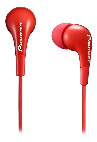 Audífono Pioneer Se-cl502-r In Ear Alta Calidad Rojo