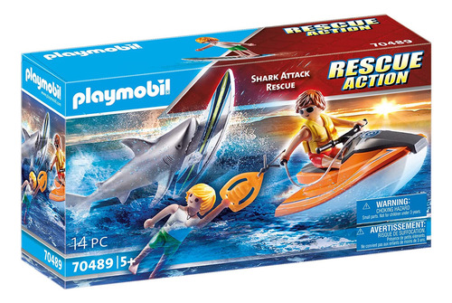 Playmobil Barco De Ataque Y Rescate De Tiburones