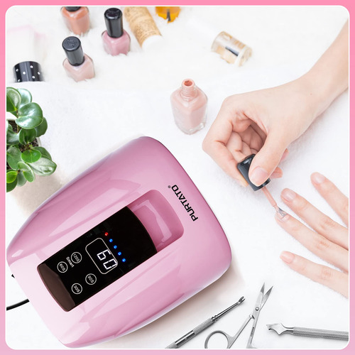 Purtato Lámpara De Uñas Inalámbrica Led Uv Recargable De 90