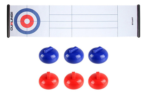 L Juego De Curling Diversión Niños Interacción Primer Juego