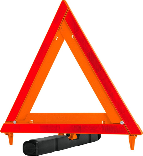 Baliza Triángulo Reflectivo Seguridad Emergencia 43cm Truper