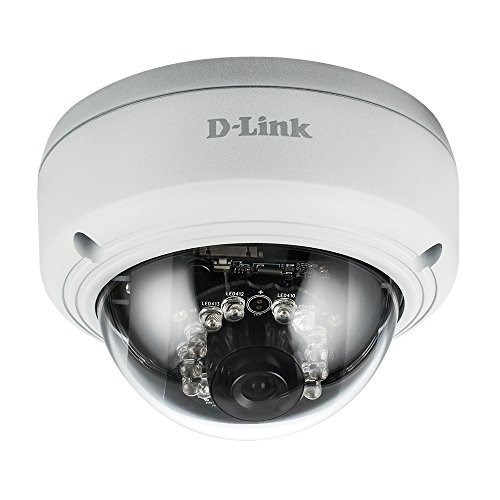 Cámara Domo D-link Vigilancia Full-hd, Blanco / Negro (dcs-4