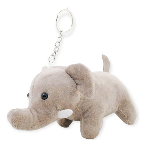 Llavero De Elefante De Peluche Suave Juguete De 10 Cm