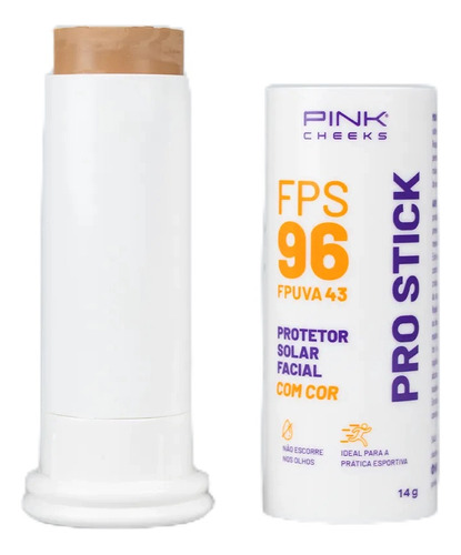 Pro Stick Protetor Solar Facial Fps96 Pro15 14g Pink Cheeks