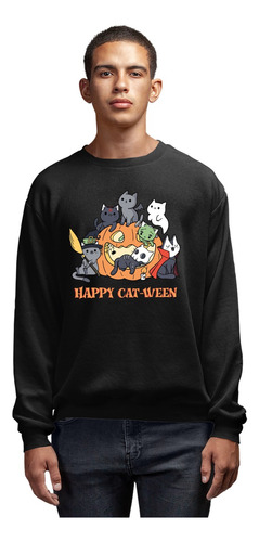 Sudadera Suéter Hallowen Gatitos Cute Disfraces Adultounisex