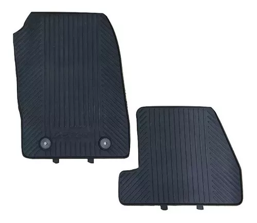 OMAC Alfombrillas de piso para Ford Focus II 2008-2011 color negro, juego  de forro 3D de asiento delantero y de segunda fila, ajuste personalizado