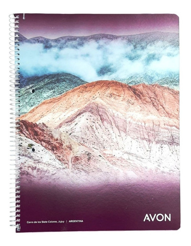 Imagen 1 de 5 de Cuaderno Universitario A4 84 Hjs Espiral Ledesma Avon Cuadri
