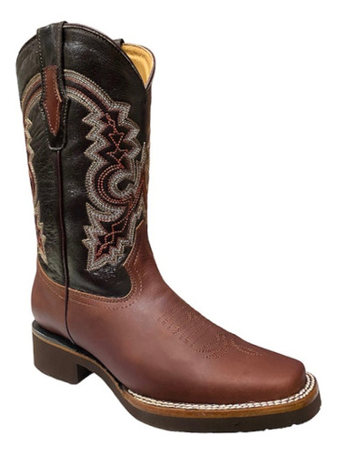 Botas Rodeo Texana 100% Piel Crazy Antiderrapante Hombre