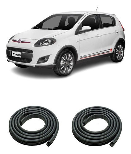 Fiat Palio 2017 Burletes Para Puertas Traseras Kit 2 