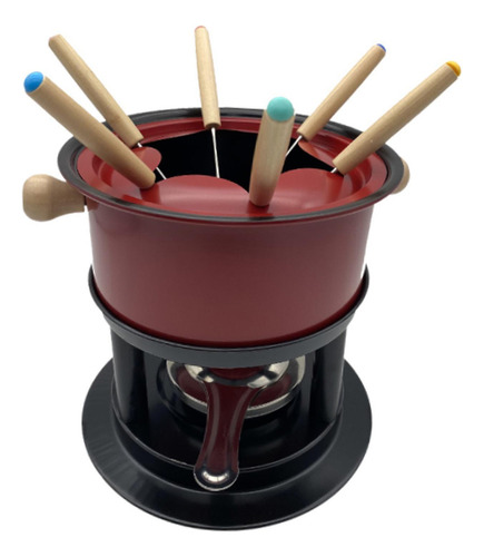 Fondue Maker Pot Fondue Pot Con 6 Palos Multiusos Fondue Pot
