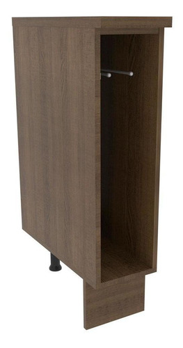 Gabinete Porta-toallas Cocinas Madesa Glamy Con Tarja Mm Color Rustic