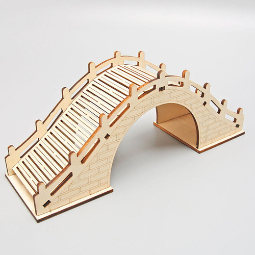 Kit Creativo De Maquetas De Rompecabezas De Puente En Arco D