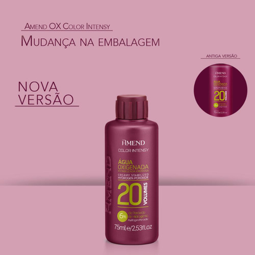 Kit Amend Ox 20v Color Intensy 55.46 Cast. Avermelhado Int 55.46 Castanho Claro Cobre Avermelhado Intenso Amora