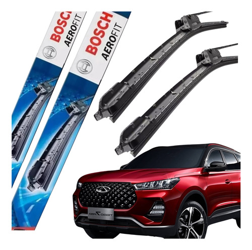 Par Palheta Dianteira Bosch Aerofit Tiggo 7pro 2022 2023 24