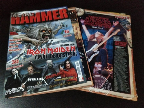 Iron Maiden * Tapa Y Nota Revista Metal Hammer 261 * 2009