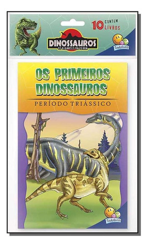 Col. Dinossauros Para Colorir Kit Com 10