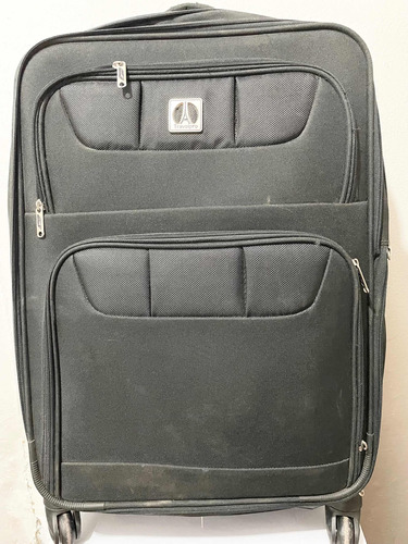 Maleta De Viaje Marca Travel Pro Mediana 20 Kls. Color Negro