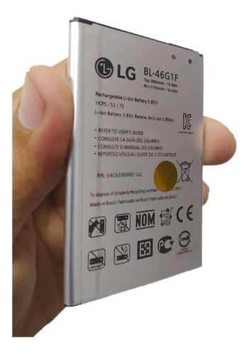 Batería Pila LG K20 Plus K425 K428 Bl-46g1f
