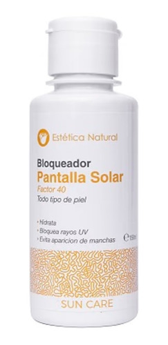 Bloqueador Solar - Spf 40 - 150gr - Estética Natural