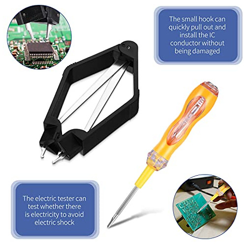 Juego De 4 Herramientas De Extracción De Chips Ic Plcc...