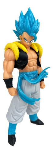 Muñeca Dragon Ball Z - Gogeta Super Saiyan, tamaño grande, color azul