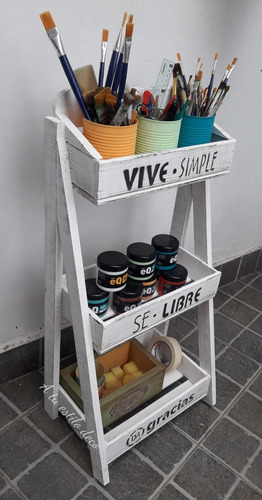 Muebleorganizadorpintado/verdulero/plantas/cocina/baño