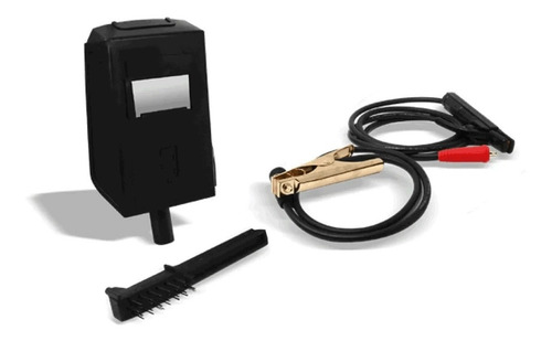 Soldadora inverter Mikel's SIOEM-200-4 color negro 127V