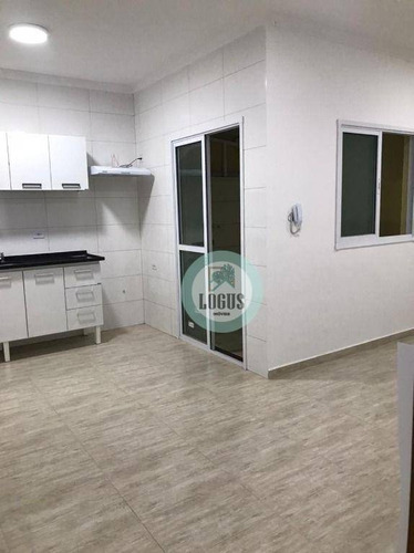 Imagem 1 de 12 de Apartamento Com 2 Dormitórios Para Alugar, 53 M² Por R$ 1.500/mês - Vila Guiomar - Santo André/sp - Ap2020