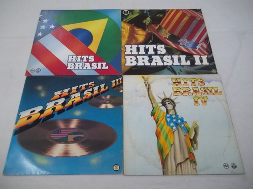 Lp Vinil - Hits Brasil - 4 Discos