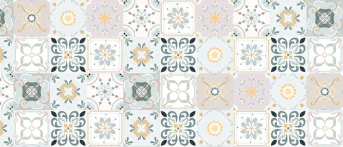 Vinilos Decorativos Fondo De Azulejos 150x60cm Azulejos