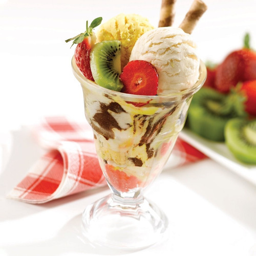 Imagen 4 de 7 de Copa Postre Compoteras Bowl Vidrio Set X 2 Pasabahce